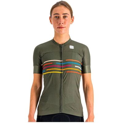Sportful Vélodrome W SS Maillot de ciclismo verde - Maillot de ciclismo Sportful Vélodrome W SS Maillot de ciclismo verde - Maillot de ciclismo