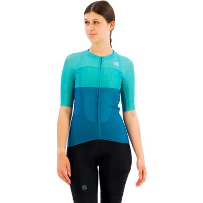 Maglietta da ciclismo Sportful donna - Blu - Vestibilità da gara Maglietta da ciclismo Sportful donna - Blu - Vestibilità da gara