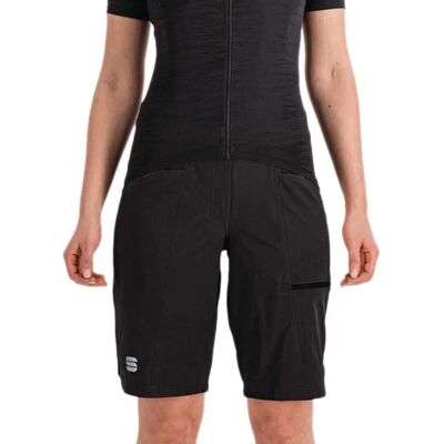 Shorts da ciclismo Donna Sportful Giara - XS - Nero - Shorts larghi Shorts da ciclismo Donna Sportful Giara - XS - Nero - Shorts larghi