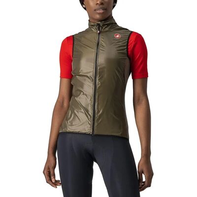 Castelli Women's Aria Vest Gilet - Moss Brown - Windproof - Cycling Gilet Castelli Women's Aria Vest Gilet - Moss Brown - Windproof - Cycling Gilet