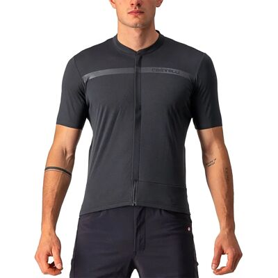 Castelli Unlimited Allroad Jersey - Gris foncé - Maillot de cyclisme - Publicité Castelli Unlimited Allroad Jersey - Gris foncé - Maillot de cyclisme - Publicité