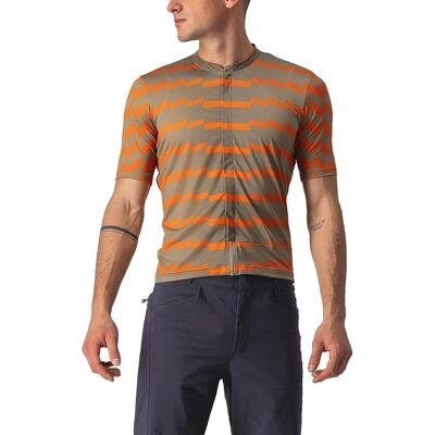 Maillot de cyclisme à manches courtes Castelli Unlimited Sterrato - Orange - Maillot de cyclisme Maillot de cyclisme à manches courtes Castelli Unlimited Sterrato - Orange - Maillot de cyclisme