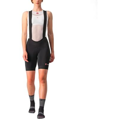 Castelli Endurance Damen Bib-Shorts - Schwarz / Groß - Radbekleidung Castelli Endurance Damen Bib-Shorts - Schwarz / Groß - Radbekleidung