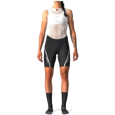 Pantalones cortos de ciclismo Velocissima 3 de mujer - Negro/Plata Pantalones cortos de ciclismo Velocissima 3 de mujer - Negro/Plata