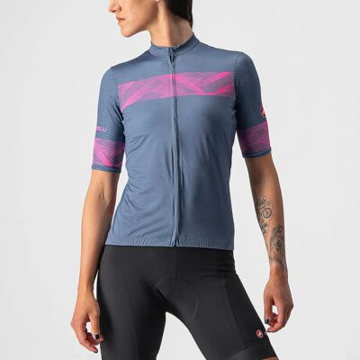 Castelli Fenice Blå Rosa Cykeltröja - Tröja Castelli Fenice Blå Rosa Cykeltröja - Tröja