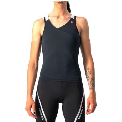 Maillot Solaris sans Manches Castelli - Noir/Blanc Femme - L - Publicité Maillot Solaris sans Manches Castelli - Noir/Blanc Femme - L - Publicité