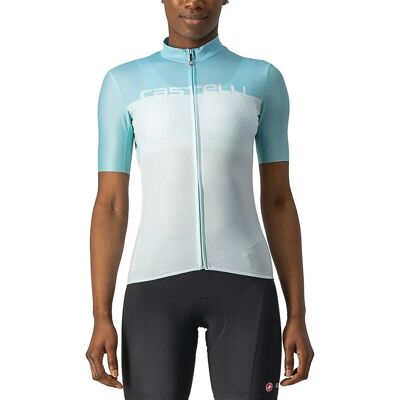 Castelli Velocissima - Dames Trui in licht aqua/skylight Castelli Velocissima - Dames Trui in licht aqua/skylight