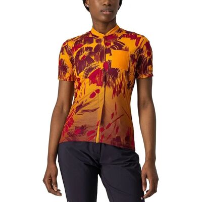 Jersey de ciclismo naranja-rojo Castelli Sentiero - Jersey de ciclismo Jersey de ciclismo naranja-rojo Castelli Sentiero - Jersey de ciclismo