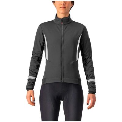 Chaqueta Castelli Dinamica 2 - Negro claro y blanco - Ciclismo de invierno Chaqueta Castelli Dinamica 2 - Negro claro y blanco - Ciclismo de invierno