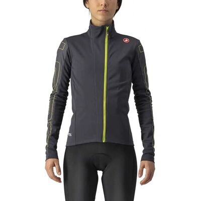 Veste Castelli Transition W Gris Foncé/Jaune Brillant - Veste Veste Castelli Transition W Gris Foncé/Jaune Brillant - Veste