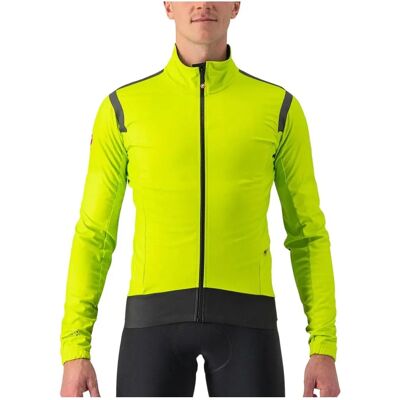Castelli Alpha ROS 2 Light Jacka - Elektrisk Lime-Mörkgrå-Svart - XXL Castelli Alpha ROS 2 Light Jacka - Elektrisk Lime-Mörkgrå-Svart - XXL