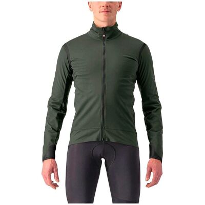 Chaqueta Aislante Castelli Alpha Ultimate - Verde militar / Negro / Limas eléctrico - Chaqueta de ciclismo Chaqueta Aislante Castelli Alpha Ultimate - Verde militar / Negro / Limas eléctrico - Chaqueta de ciclismo