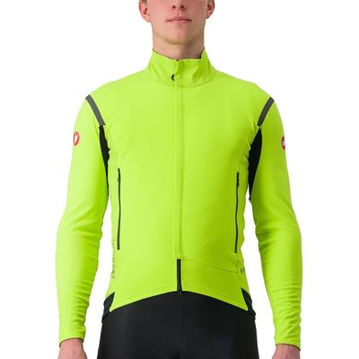 Veste Castelli Perfetto ROS 2 - Citron Électrique/Gris Foncé - Vestes - Publicité Veste Castelli Perfetto ROS 2 - Citron Électrique/Gris Foncé - Vestes - Publicité