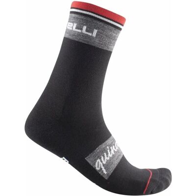 Castelli Quindici Soft Merino 15 Sokken - Zwart - Sokken Castelli Quindici Soft Merino 15 Sokken - Zwart - Sokken