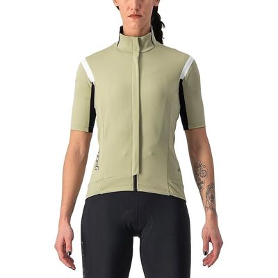 Chaqueta de ciclismo impermeable Castelli RoS 2 Verde Claro Blanco - Chaqueta Chaqueta de ciclismo impermeable Castelli RoS 2 Verde Claro Blanco - Chaqueta