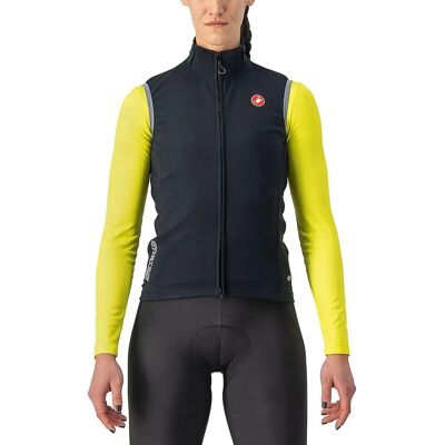 Gilet coupe-vent Castelli Femme Perfetto Ros 2 - Noir Clair - Publicité Gilet coupe-vent Castelli Femme Perfetto Ros 2 - Noir Clair - Publicité