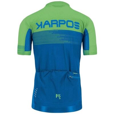 Karpos Fire Jersey Blue - Ergonomic Fit - Lightweight - Jersey Karpos Fire Jersey Blue - Ergonomic Fit - Lightweight - Jersey