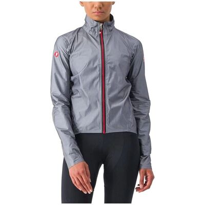 Castelli Tempesta Lite Damen Fahrradjacke - Grau - Wasserdicht Winddicht Atmungsaktiv Packbar Castelli Tempesta Lite Damen Fahrradjacke - Grau - Wasserdicht Winddicht Atmungsaktiv Packbar