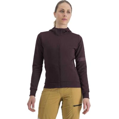 Sweat à capuche Sportful Giara - Coupe régulière, isolation thermique, visibilité dans l'obscurité - Publicité Sweat à capuche Sportful Giara - Coupe régulière, isolation thermique, visibilité dans l'obscurité - Publicité