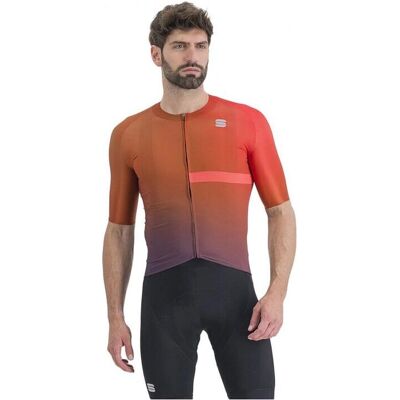 Maglia da ciclismo Sportful Bomber Rosso / Pompelmo - Prestazioni da gara Maglia da ciclismo Sportful Bomber Rosso / Pompelmo - Prestazioni da gara