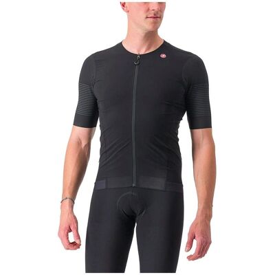 Castelli Premio SS Jersey - Hellschwarz - Leicht, UPF 50+ Sonnenschutz - Jersey Castelli Premio SS Jersey - Hellschwarz - Leicht, UPF 50+ Sonnenschutz - Jersey