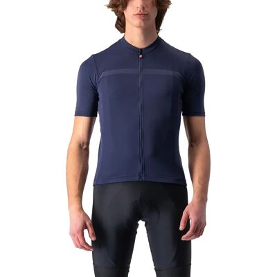 Maglia da ciclismo Castelli Classifica - Blu Belgio - Micro-piqué in poliestere - 3XL Maglia da ciclismo Castelli Classifica - Blu Belgio - Micro-piqué in poliestere - 3XL