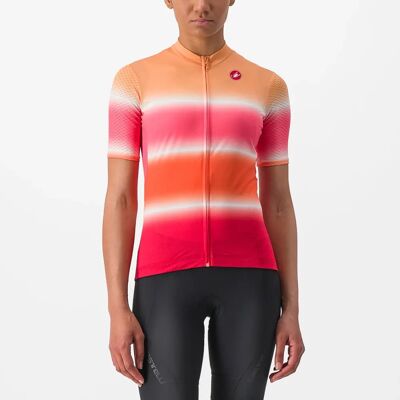 Maillot Castelli Dolce - M - Naranja/Salmón - Casual Fit Maillot Castelli Dolce - M - Naranja/Salmón - Casual Fit