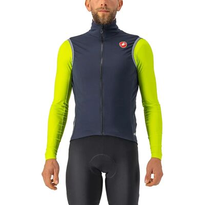 Chaleco Perfetto ROS 2 de Castelli - Azul Belga - Chaleco de ciclismo Chaleco Perfetto ROS 2 de Castelli - Azul Belga - Chaleco de ciclismo