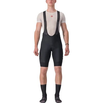 Castelli Unlimited Cargo Shorty à Bretelles - XS Noir - Shorty Castelli Unlimited Cargo Shorty à Bretelles - XS Noir - Shorty