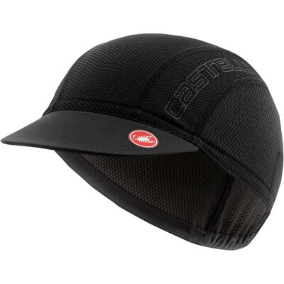 Casquette de cyclisme Castelli A/C 2 - Noir - Taille unique - Publicité Casquette de cyclisme Castelli A/C 2 - Noir - Taille unique - Publicité
