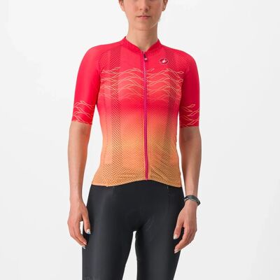 Castelli Women's Climber's 2.0 Cycling Jersey - Hibiscus/Soft Orange - XL Castelli Women's Climber's 2.0 Cycling Jersey - Hibiscus/Soft Orange - XL