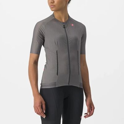 Castelli Endurance Kvinne Short Sleeve Jersey - Gunmetal Grå - XL Castelli Endurance Kvinne Short Sleeve Jersey - Gunmetal Grå - XL