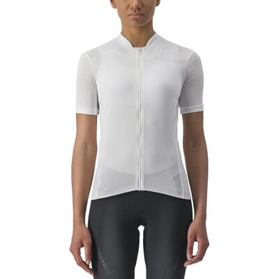 Maillot à manches courtes Castelli Anima 4 pour femmes - Ivoire - Publicité Maillot à manches courtes Castelli Anima 4 pour femmes - Ivoire - Publicité