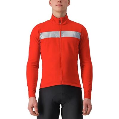 Jaqueta Castelli Raddoppia 3 - Vermelho/Prata Reflex - Casaco de Inverno Jaqueta Castelli Raddoppia 3 - Vermelho/Prata Reflex - Casaco de Inverno
