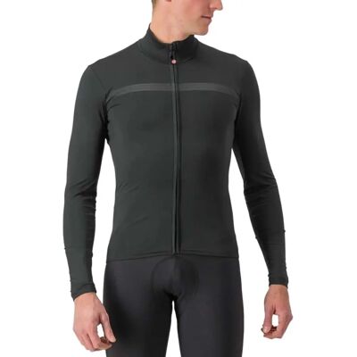 Maillot Castelli Pro Thermal Mid à Manches Longues - Noir Clair - 2XL - Maillot de cyclisme Maillot Castelli Pro Thermal Mid à Manches Longues - Noir Clair - 2XL - Maillot de cyclisme