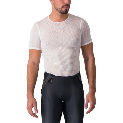 Camada base Castelli Pro Mesh 2.0 - Branco - Unissex - 15-28°C Camada base Castelli Pro Mesh 2.0 - Branco - Unissex - 15-28°C