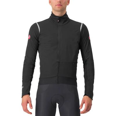 Castelli Alpha Doppio RoS Cykeljakke - Lys sort / Sølv Reflex / Mørkegrå - Cykeljakke Castelli Alpha Doppio RoS Cykeljakke - Lys sort / Sølv Reflex / Mørkegrå - Cykeljakke