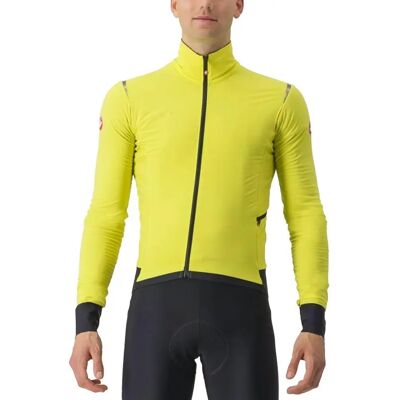 Castelli Alpha Flight RoS Casaco de ciclismo amarelo leve Castelli Alpha Flight RoS Casaco de ciclismo amarelo leve