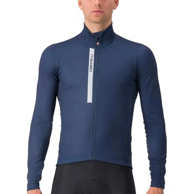 Castelli Entrata Termisk Jersey - Belgisk Blå/Sølvgrå Castelli Entrata Termisk Jersey - Belgisk Blå/Sølvgrå