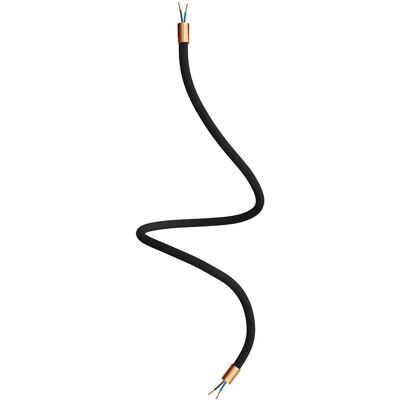 Tube Flexible en Tissu Noir - 90cm - Extension d'Éclairage - Publicité Tube Flexible en Tissu Noir - 90cm - Extension d'Éclairage - Publicité