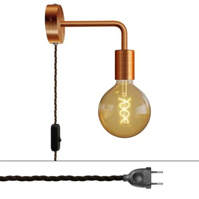 Lampada in Metallo Spostaluce Creative - Estensione Curva Regolabile - Presa Bipolare Lampada in Metallo Spostaluce Creative - Estensione Curva Regolabile - Presa Bipolare
