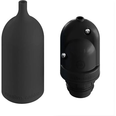 Creative EIVA PASTEL - Support de lampe extérieur IP65 silicone - Noir - Publicité Creative EIVA PASTEL - Support de lampe extérieur IP65 silicone - Noir - Publicité