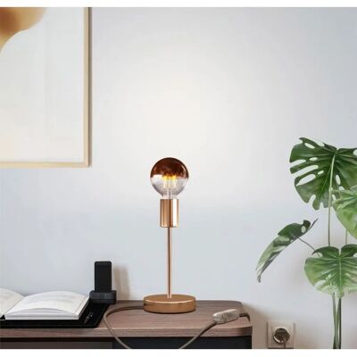 Creative Alzaluce Half Cup Metalls-Tischlampe mit Dimmer - Italien Creative Alzaluce Half Cup Metalls-Tischlampe mit Dimmer - Italien