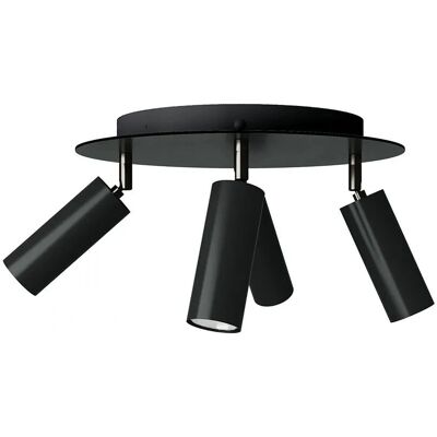Lámpara de Techo Creative con 4 Focos - Negro - Incluye Bombilla Lámpara de Techo Creative con 4 Focos - Negro - Incluye Bombilla
