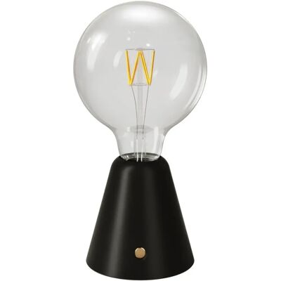 Creative - Draagbare oplaadbare lamp met G125-globe - Zwart Creative - Draagbare oplaadbare lamp met G125-globe - Zwart