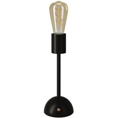 Creatieve Cabless02 Draagbare Oplaadbare Lamp met Gouden Edison-Globe - Zwart Creatieve Cabless02 Draagbare Oplaadbare Lamp met Gouden Edison-Globe - Zwart