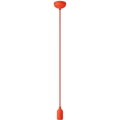 Lampada Sospensione Arancione in Silicone Creativa Lampada Sospensione Arancione in Silicone Creativa