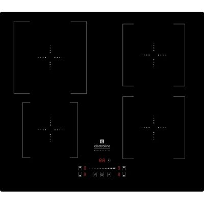 Electroline IHES4S61 - Nero - Piano cottura a induzione Electroline IHES4S61 - Nero - Piano cottura a induzione