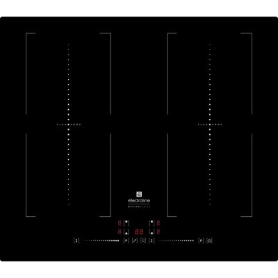 Electroline IHES4TS6F1 - Nero - Piano cottura a induzione Electroline IHES4TS6F1 - Nero - Piano cottura a induzione