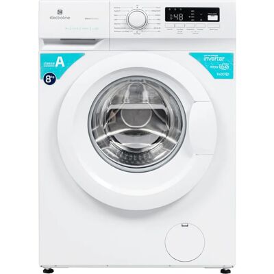 Electroline ELNWRTMDWM8ABLDCWH Lavatrice a Caricamento Frontale 8kg 1400 Giri/min Bianca Funzione Vapore Electroline ELNWRTMDWM8ABLDCWH Lavatrice a Caricamento Frontale 8kg 1400 Giri/min Bianca Funzione Vapore